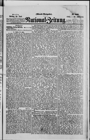 Nationalzeitung vom 29.06.1883