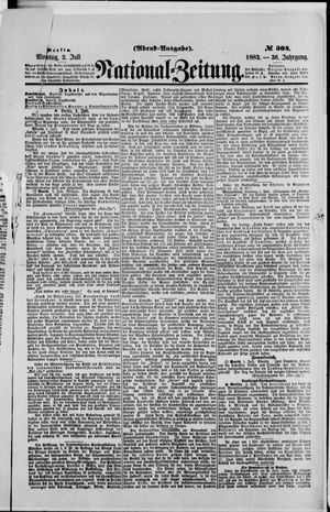 Nationalzeitung vom 02.07.1883