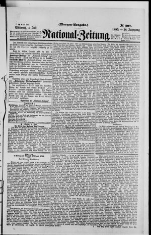 Nationalzeitung on Jul 4, 1883