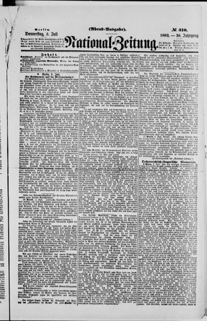 National-Zeitung vom 05.07.1883