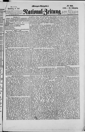 Nationalzeitung on Jul 8, 1883
