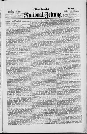Nationalzeitung vom 16.07.1883
