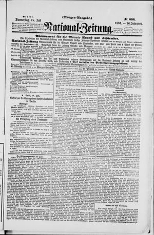 Nationalzeitung vom 19.07.1883