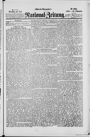 National-Zeitung vom 24.07.1883