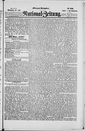 Nationalzeitung on Jul 25, 1883