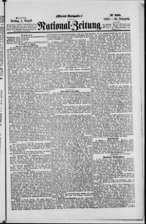 National-Zeitung vom 03.08.1883