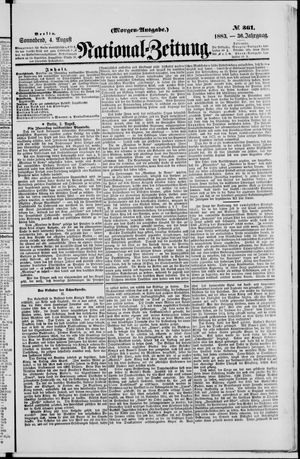 National-Zeitung vom 04.08.1883