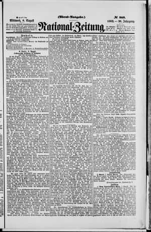 National-Zeitung vom 08.08.1883