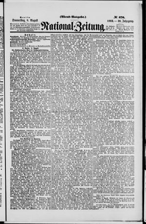 National-Zeitung vom 09.08.1883
