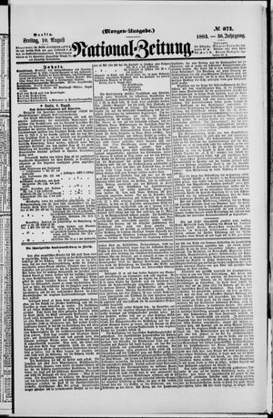 National-Zeitung vom 10.08.1883