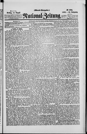 National-Zeitung vom 10.08.1883
