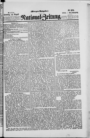 National-Zeitung vom 12.08.1883