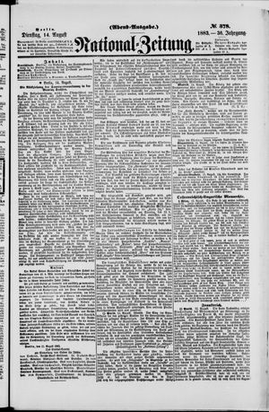 National-Zeitung vom 14.08.1883