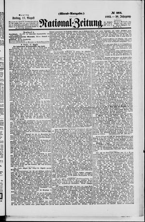 National-Zeitung vom 17.08.1883