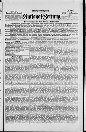 National-Zeitung vom 23.08.1883