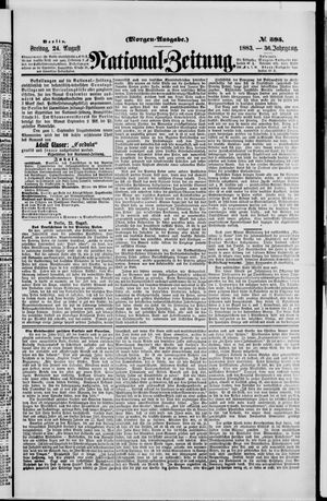 National-Zeitung vom 24.08.1883