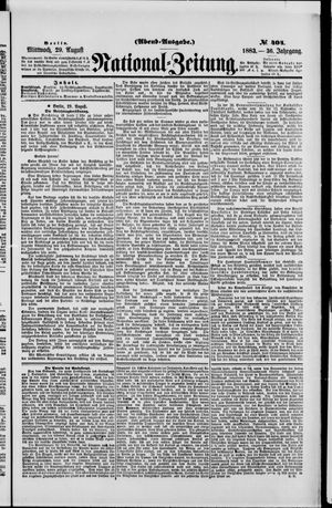 National-Zeitung vom 29.08.1883