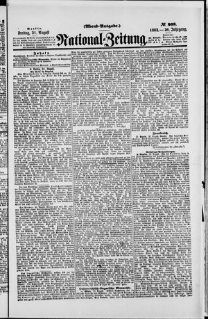 National-Zeitung vom 31.08.1883