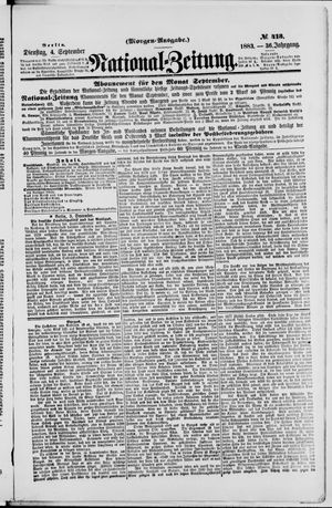 National-Zeitung vom 04.09.1883