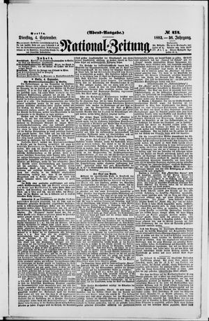 National-Zeitung vom 04.09.1883