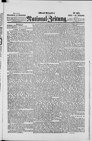 National-Zeitung vom 15.09.1883