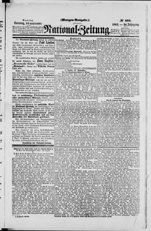 National-Zeitung vom 16.09.1883