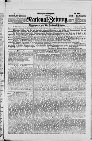 National-Zeitung vom 19.09.1883