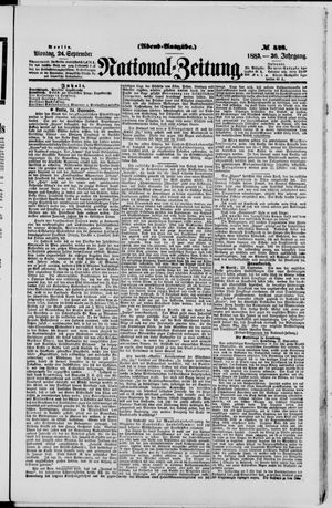 National-Zeitung vom 24.09.1883