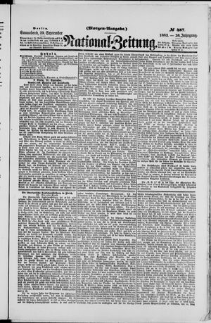 National-Zeitung vom 29.09.1883