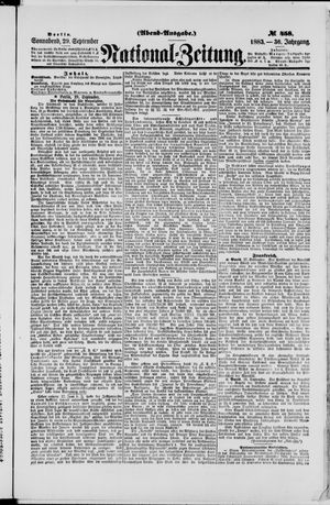 National-Zeitung vom 29.09.1883