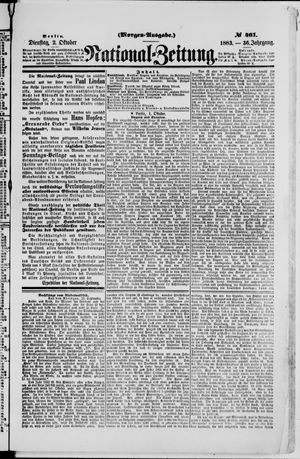 National-Zeitung vom 02.10.1883