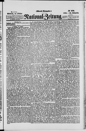 National-Zeitung on Oct 10, 1883
