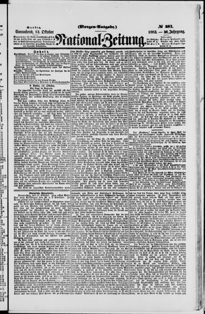 National-Zeitung vom 13.10.1883