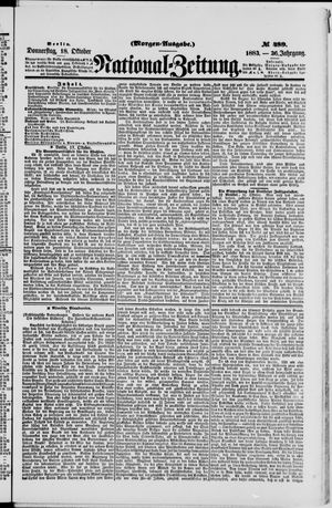 National-Zeitung vom 18.10.1883