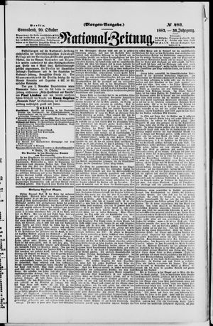 National-Zeitung vom 20.10.1883