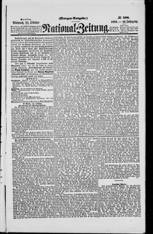 National-Zeitung vom 24.10.1883