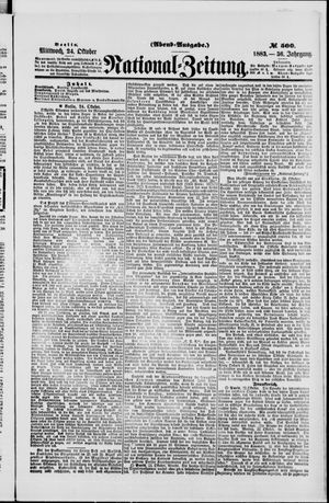 National-Zeitung vom 24.10.1883