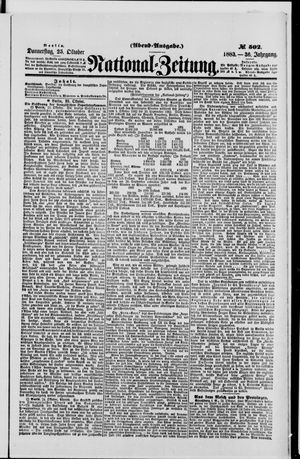 National-Zeitung vom 25.10.1883
