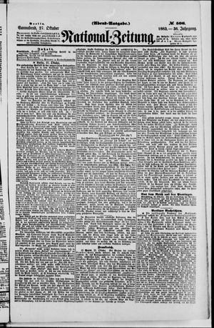 National-Zeitung on Oct 27, 1883