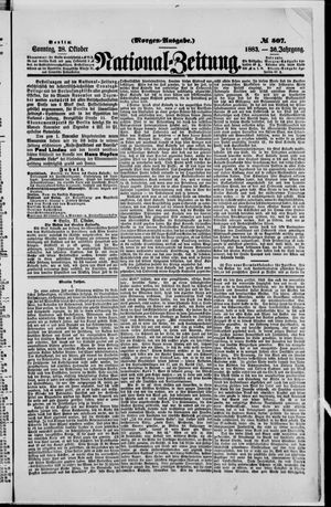 National-Zeitung vom 28.10.1883
