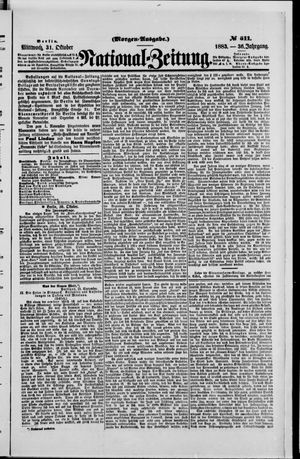 National-Zeitung vom 31.10.1883