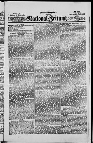 National-Zeitung on Nov 2, 1883
