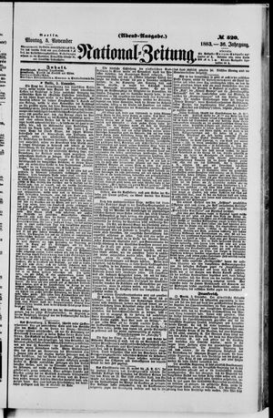 National-Zeitung vom 05.11.1883