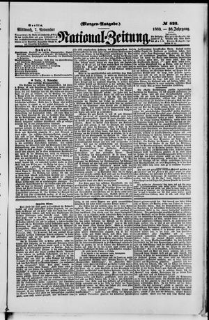 National-Zeitung vom 07.11.1883