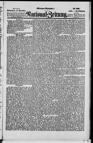 National-Zeitung on Nov 10, 1883