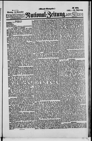 National-Zeitung on Nov 12, 1883