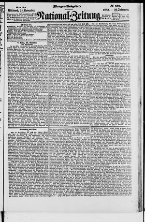National-Zeitung vom 21.11.1883