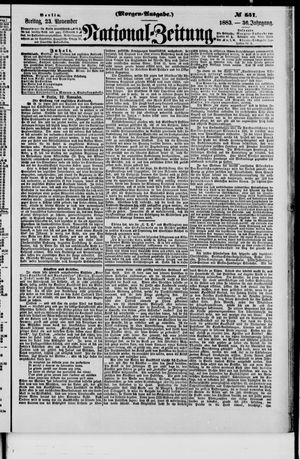 National-Zeitung vom 23.11.1883
