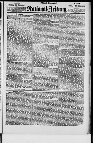 National-Zeitung vom 23.11.1883
