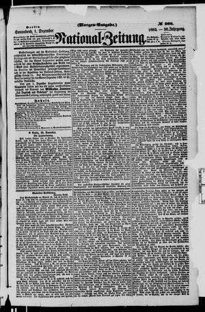 National-Zeitung vom 01.12.1883